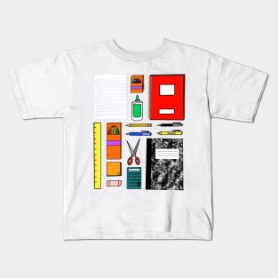 School Supply Soirée Kids T-Shirt